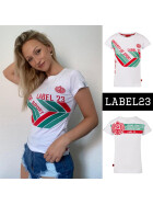 Label 23 Frauen Shirt Shirt Uni of Sports weiß XL