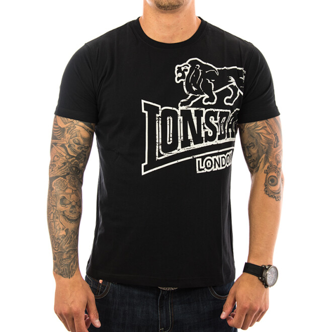 Lonsdale T-Shirt Langsett 111262 schwarz 4XL