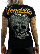 Vendetta Inc. Damen Shirt Hate and Love 0019 schwarz 2