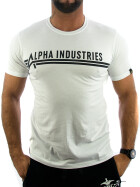 Alpha Industries Herren T-Shirt weiß/schwarz 126505 11