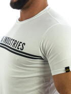 Alpha Industries Herren T-Shirt weiß/schwarz 126505 22