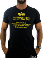 Alpha Industries Herren T-Shirt schwarz 118509 11