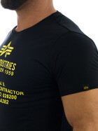 Alpha Industries Herren T-Shirt schwarz 118509 22