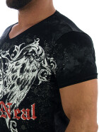 Rusty Neal T-Shirt Skull Front Print schwarz 15185 2