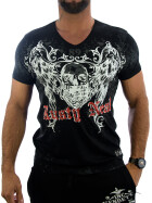 Rusty Neal T-Shirt Skull Front Print schwarz 15185 1
