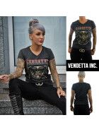 Vendetta Inc. Damen Shirt Real Bear grau 0020 2