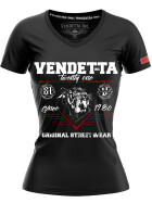 Vendetta Inc. ladies shirt tiger black 0021