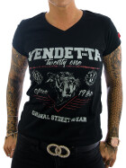 Vendetta Inc. Damen Shirt Tiger schwarz 0021 XS