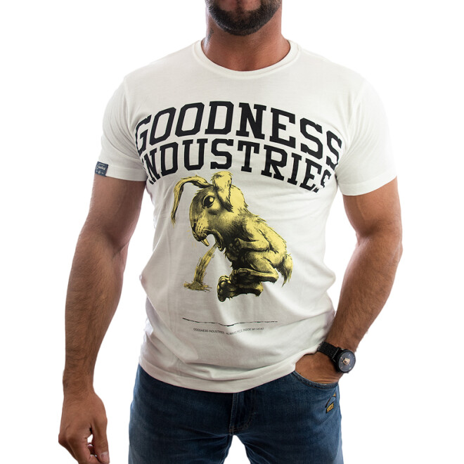 Goodness Industries T Shirt Puke weiß 1004 1