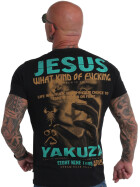 Yakuza Herren T-Shirt Jesus schwarz 19029 11