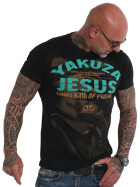Yakuza Herren T-Shirt Jesus schwarz 19029 2