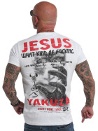 Yakuza Herren T-Shirt Jesus weiß 19029 1