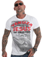 Yakuza Herren T-Shirt Jesus weiß 19029 22