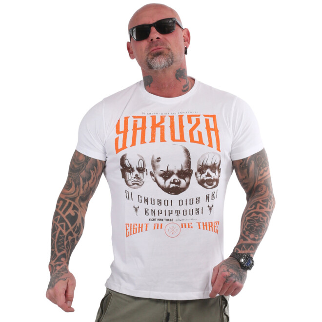Yakuza T-Shirt Clown Evolution weiß 19034 1