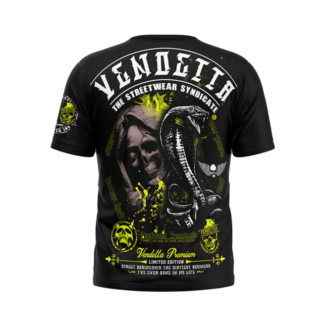 Vendetta Inc. Shirt Skull Snake schwarz 1183 11