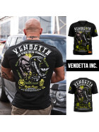 Vendetta Inc. Men Shirt Skull Snake black 1183 4XL