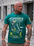 Vendetta Inc. Shirt Skull Snake teal green 1183 M