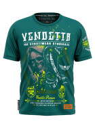 Vendetta Inc. Shirt Skull Snake teal green 1183 2