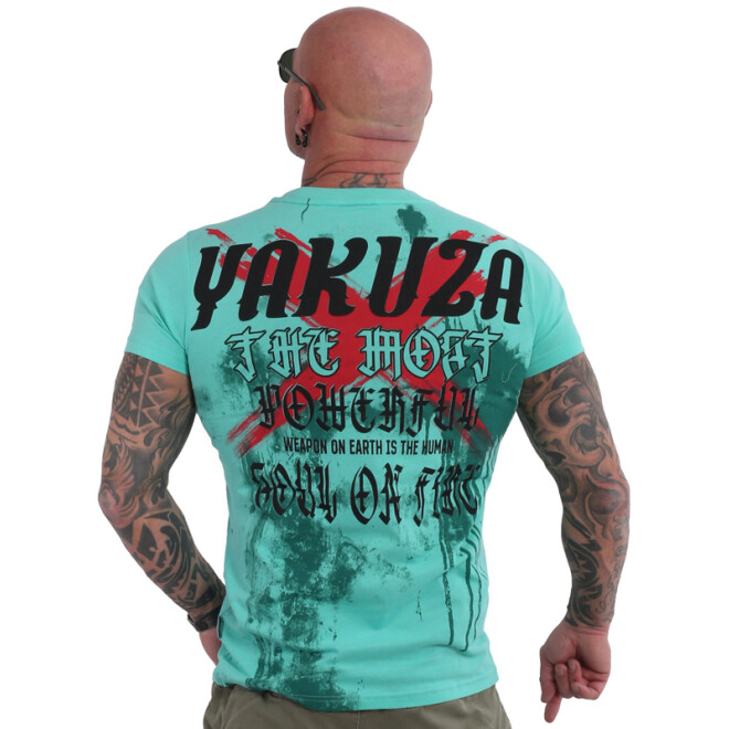 Yakuza T-Shirt Soul On Fire turquoise 20029 1