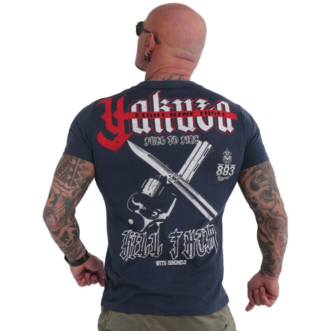 Yakuza T-Shirt Kill Them navy 20033 1