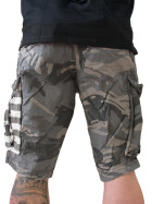 JETLAG Men Cargo Shorts SO16-22 black, camouflage