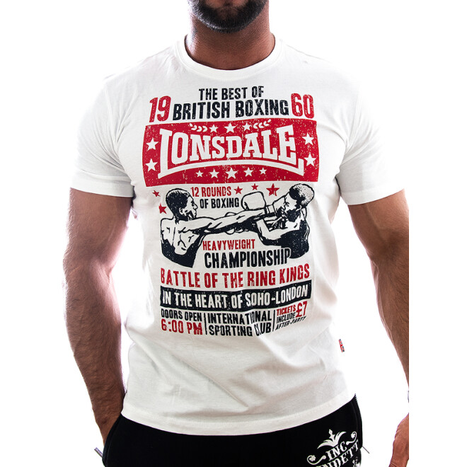 Lonsdale T-Shirt Auckengill weiß 117221 11