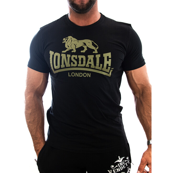 Lonsdale T-Shirt Logo schwarz 119083 11