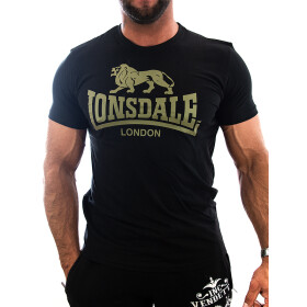Lonsdale T-Shirt Logo schwarz 119083 1
