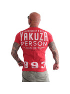 Yakuza Men Shirt Nice red 20037