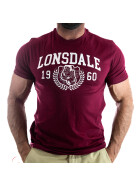 Lonsdale T-Shirt Staxigoe oxblood 117223 1