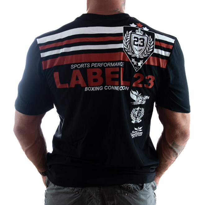 Label 23 Männer Shirt Retro schwarz 1