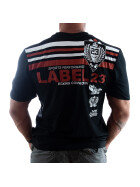 Label 23 Männer Shirt Retro schwarz 1