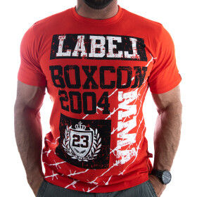 Label 23 Männer Shirt MMA 2004 rot 1