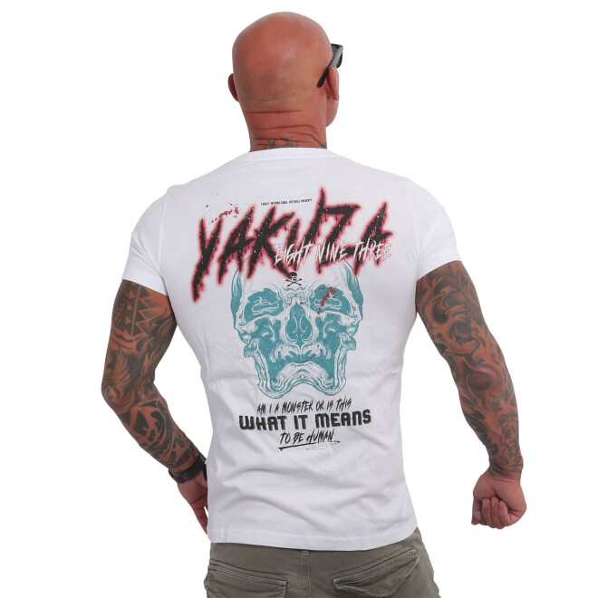 Yakuza T-Shirt Be Human weiß 20030 1