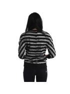 Yakuza Rose Claim Stripe Pullover schwarz 20116 33