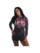 Yakuza Grunge Line Kleid - Shirt anthrazit 20118 11