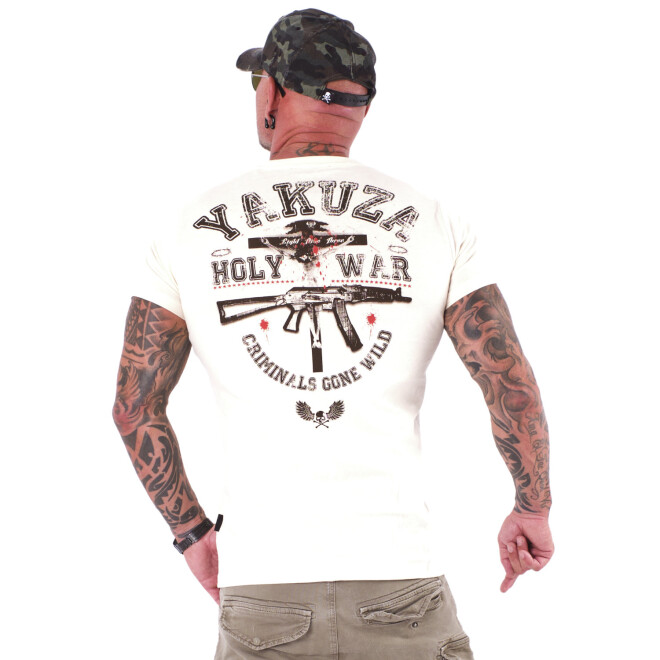 Yakuza T-Shirt Holy War whitecap gray 90028 11