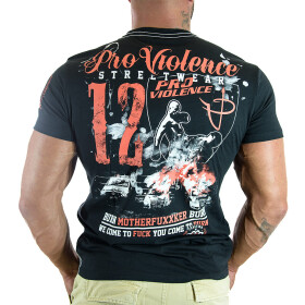 Pro Violence Männer Shirt Comeback schwarz 1