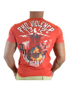 Pro Violence Männer Shirt Comeback rot 1