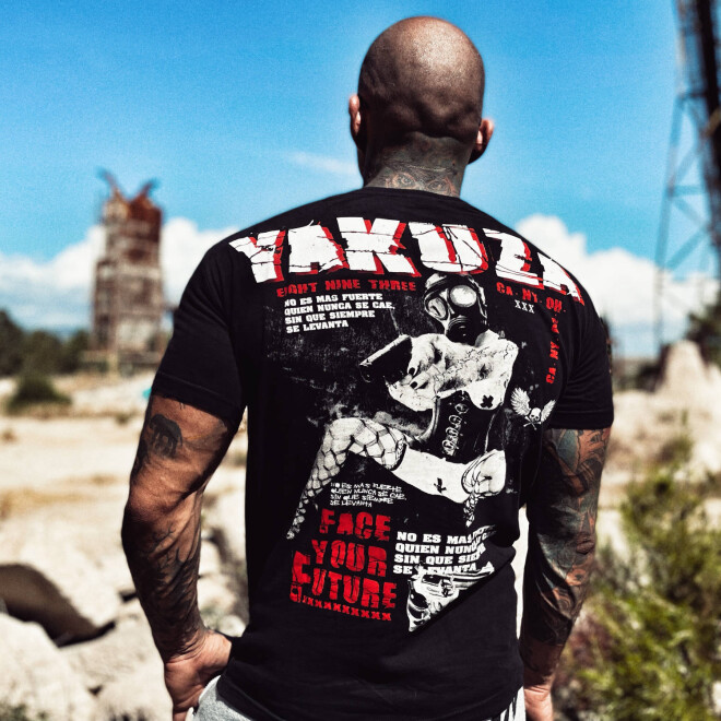Yakuza T-Shirt Face Your Future schwarz 90015 1