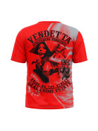 Vendetta Inc. Shirt Real Crime rot 1195 S