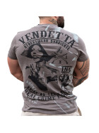 Vendetta Inc. Shirt Real Crime grau 1195 XL
