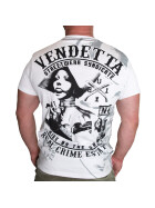 Vendetta Inc. Shirt Real Crime weiß 1195 5XL