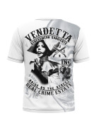 Vendetta Inc. Shirt Real Crime weiß 1195 5XL