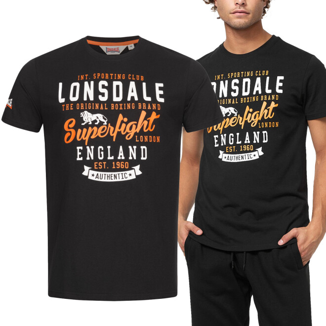 Lonsdale T Shirt - Tobermory Boxing schwarz 11