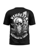Vendetta Inc. Men Shirt Bastards of Crime black 1199 M