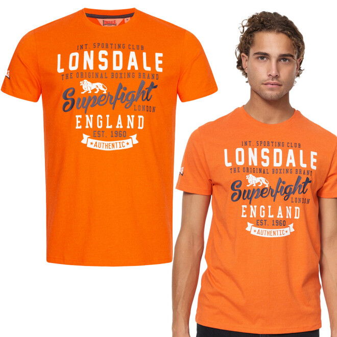 Lonsdale T Shirt - Tobermory Boxing orange 1