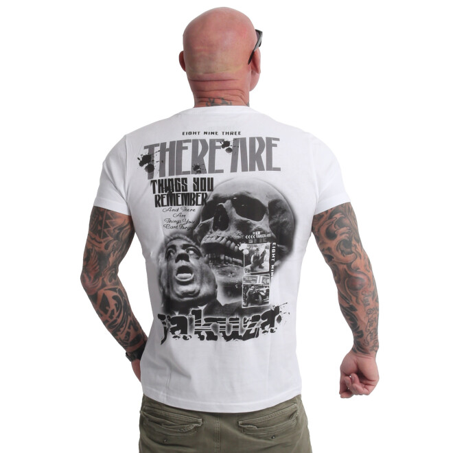 Yakuza Shirt Remember Skull 21031 weiß 1