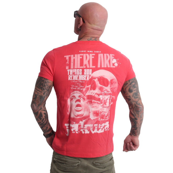Yakuza Shirt Remember Skull 21031 geranium 11