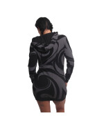 Yakuza Women Obscure Hoodie Dress 21145 black